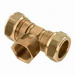 [13780] KLEMKOPPELING T-STUK MESSING 15X1/2FX15